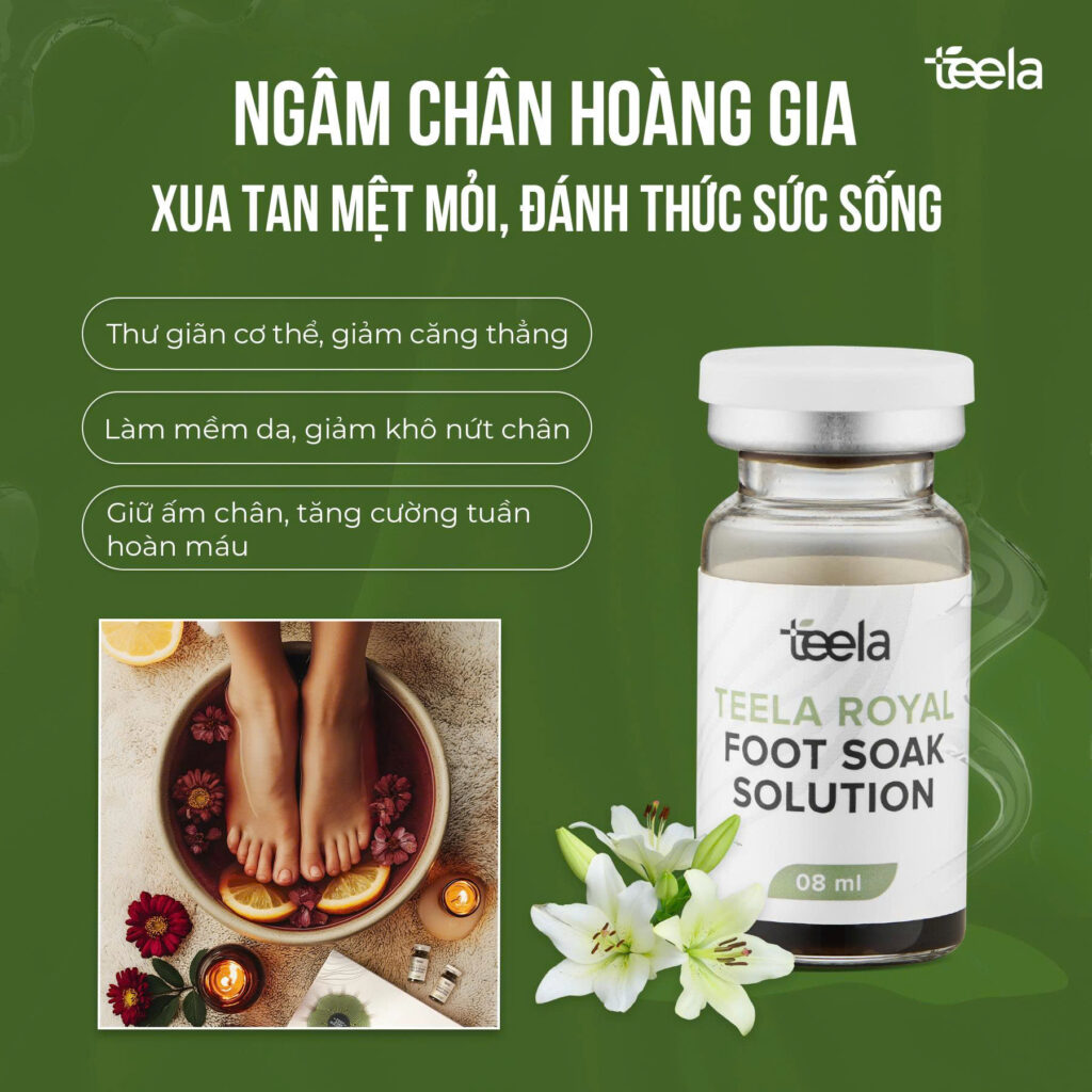 cach dung ngan chan teela royal foot