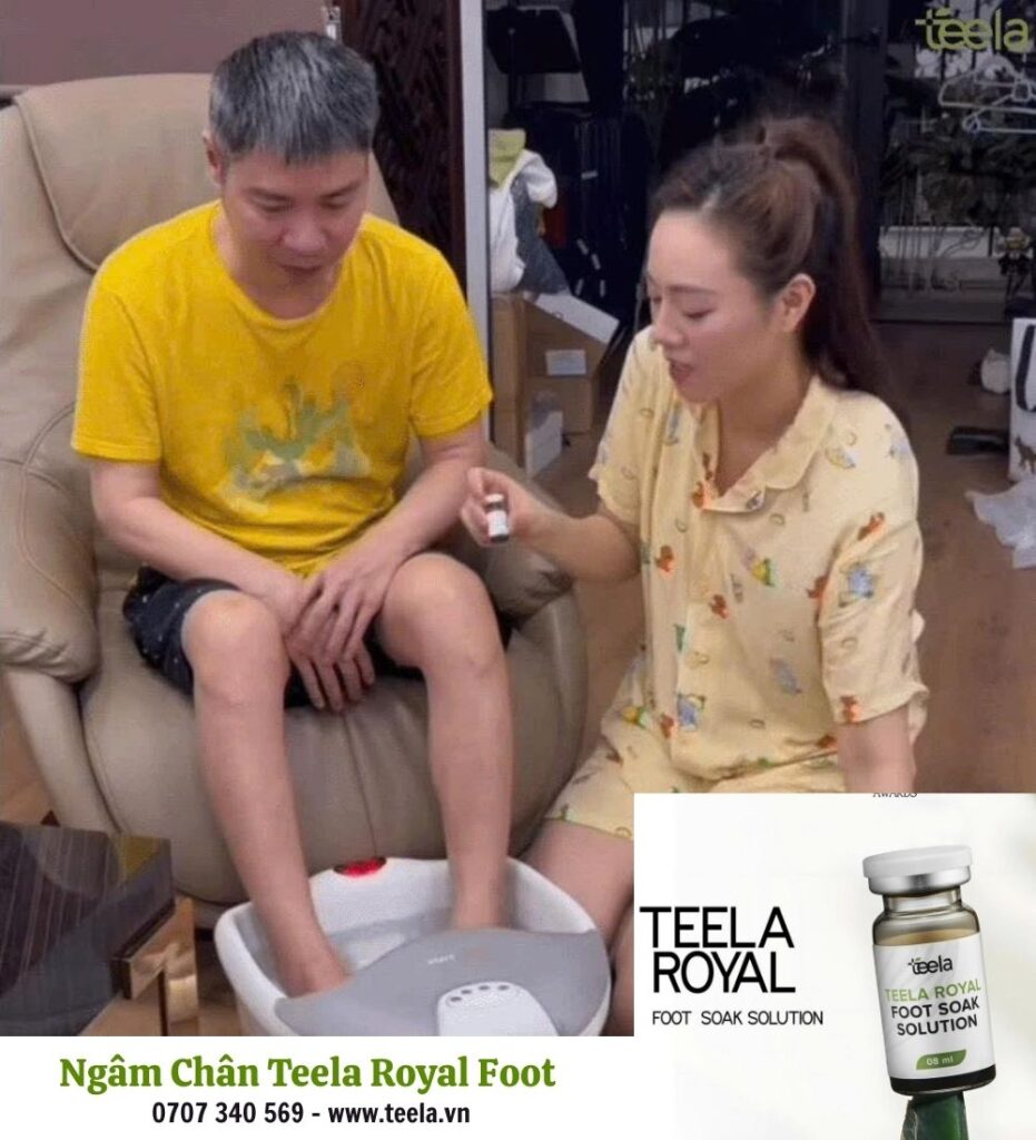 Đối tượng sử dụng ngâm chân Teela