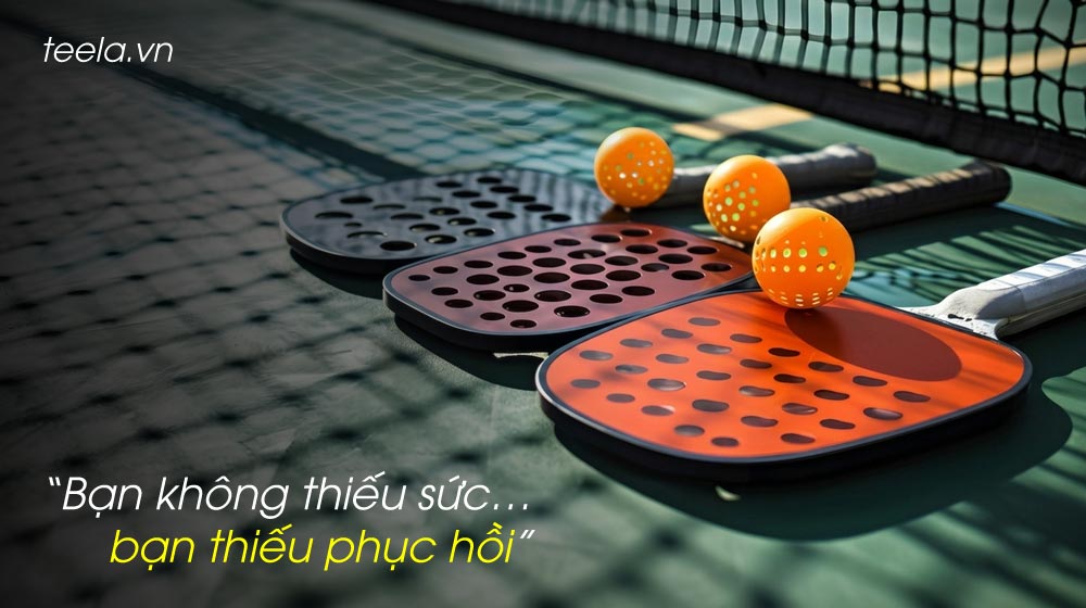 phục hồi cơ sau khi chơi Pickleball